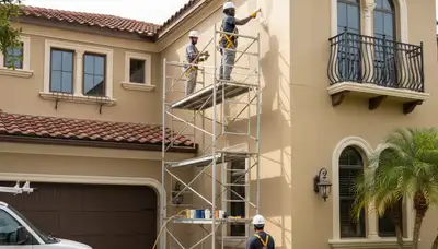 Painter team providing professional painting services in Kissimmee, FL for residential and commercial properties