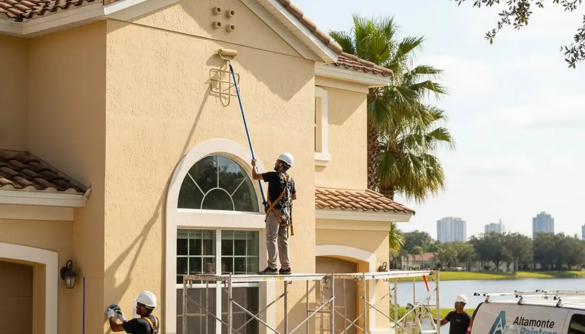 Painter team providing professional painting services in Kissimmee, FL