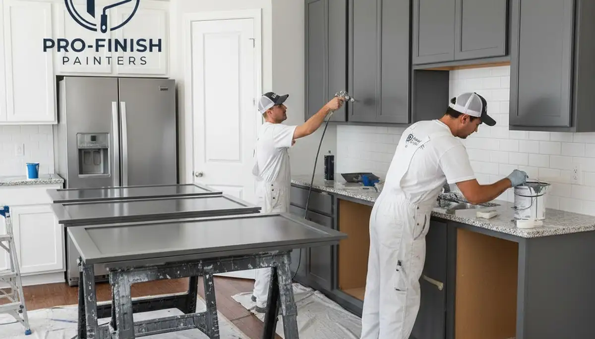 Cabinet painting in Kissimmee, FL for durable kitchen finishes by Kissimmee Paint Pros