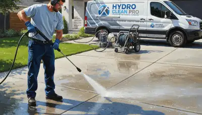 Concrete pressure cleaning service in Kissimmee, FL for driveways and walkways