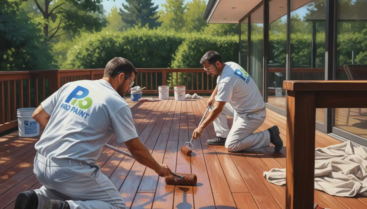 Kissimmee, FL deck painting service protecting outdoor wood from heat and humidity