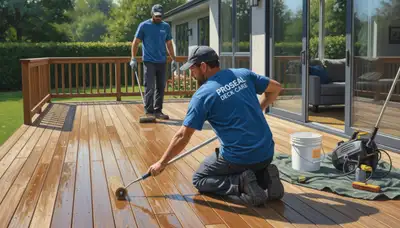 Kissimmee, FL deck sealing service protecting wood decks from sun, humidity, and rain