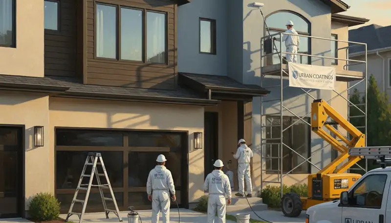 Exterior house painting in Kissimmee, FL by Kissimmee Paint Pros improving curb appeal and protection