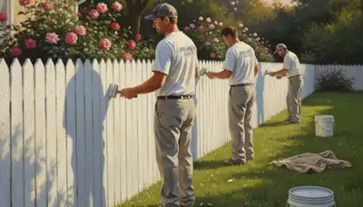 Fence painting service in Kissimmee, FL for protecting and refreshing outdoor wood fences