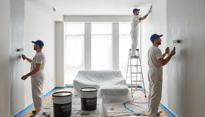 Interior house painting in Kissimmee, FL by Kissimmee Paint Pros for Florida homes