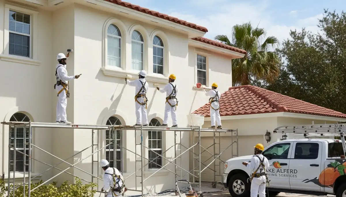 Painter team serving Kissimmee, FL with professional residential and commercial painting services