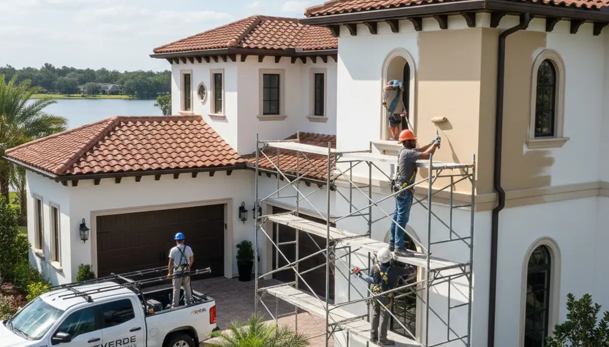 Painting contractors in Kissimmee, FL providing professional interior and exterior home painting services