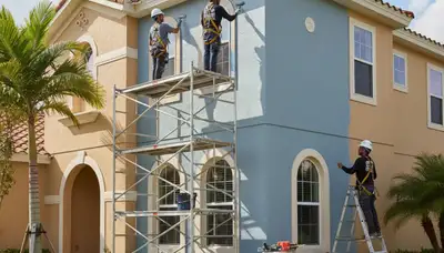 Painting crew serving Kissimmee, FL with professional residential and commercial painting services