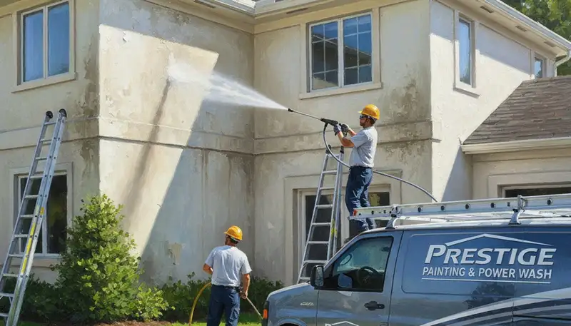 Pressure cleaning in Kissimmee, FL for homes with algae and mildew removal services