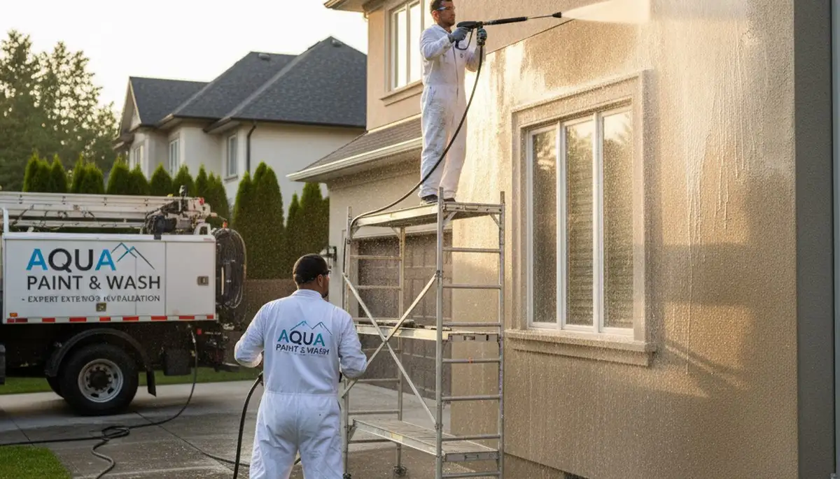 Pressure cleaning service in Kissimmee, FL for home exterior cleaning and curb appeal refresh
