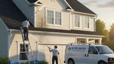 Vinyl siding pressure cleaning in Kissimmee, FL for algae, mold, and grime removal