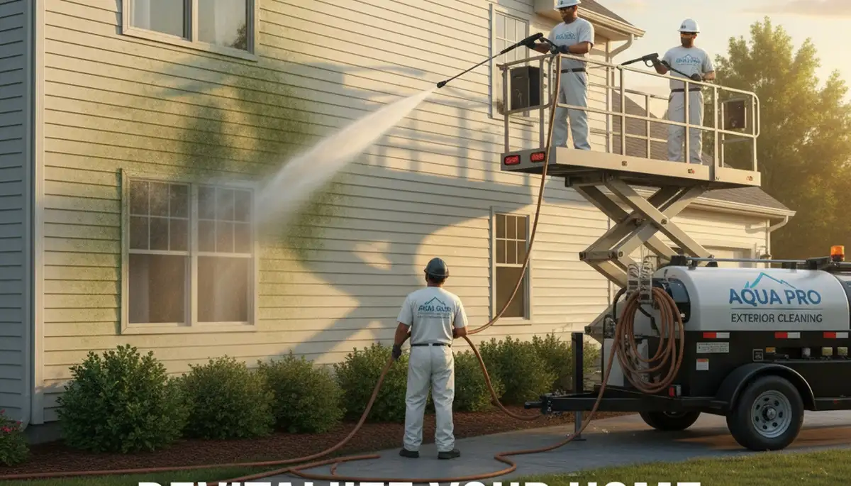 Vinyl siding pressure cleaning in Kissimmee, FL by Kissimmee Paint Pros