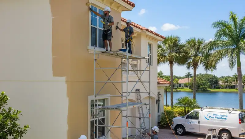 Kissimmee, FL painting company team providing professional interior and exterior painting services