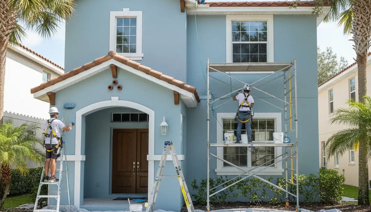 Professional painters providing interior and exterior painting services in Kissimmee, FL